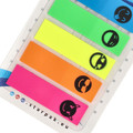 Removable Self-stick Notes Emoticons 44x12mm, 5x 20pcs