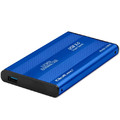 Qoltec External Hard Drive Case HDD/SSD 2.5'' SATA3 | USB 3.0, blue