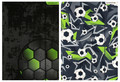 Folder with Elastic Band A4 Football 10-pack, assorted patterns