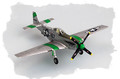 Hobby Boss Plastic Model Kit P-51D Mustang IV 1:72 14+