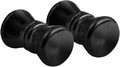 Shower Cabin Knob Armazi, black inox