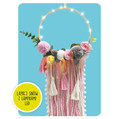 Toys Inn Colour Makrama Dream Catcher with Lights 8+