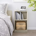 GURSKEN Bedside table, light beige, 39x30 cm