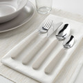 UPPHÖJD 16-piece cutlery set, beige