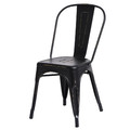 Metal Chair Paris Antique, black