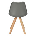 Dining Chair Norden Star Square, natural/dark grey