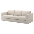 VIMLE Cover for 3-seat sofa, Gunnared beige