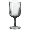 HÖSTAGILLE Wine glass, grey, 45 cl