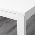 VANGSTA / KÄTTIL Table and 2 chairs, white/Knisa light grey, 80/120 cm