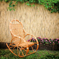 Reed Garden Screen 600x100cm, light brown