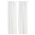 SILVERLÖNN Sheer curtains, 1 pair, white, 145x300 cm