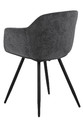 Upholstered Chair Noella, dark grey