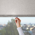 LÅNGDANS Roller blind, grey, 120x250 cm