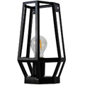 GoodHome Wall Lamp Nantan 1-p E27, black