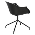 Swivel Desk Chair Roundy, black