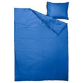 PILTANDVINGE Duvet cover and pillowcase, blue, 150x200/50x60 cm