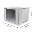 Qoltec Rack Cabinet 19" 600x600x500mm