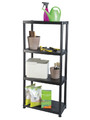 Plastic Shelving Unit 130 x 61 x 31 cm 4 Shelves