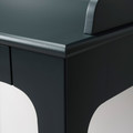 LOMMARP Desk, dark blue-green, 90x54 cm