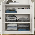 HAUGA Storage combination, white, 208x116 cm