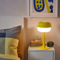 BLÅSVERK Table lamp, yellow, 36 cm