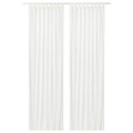 MATILDA Sheer curtains, 1 pair, white, 140x300 cm