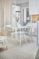 MELLTORP / TEODORES Table and 4 chairs, white