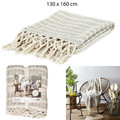 Blanket Bedspread Cotton 160x130cm, beige
