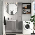 ENHET Bathroom, anthracite/grey frame, 64x43x65 cm