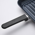 MIDDAGSMAT Grill pan, non-stick coating/stainless steel, 28x28 cm