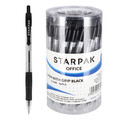 Starpak Ball Pen with Grip, black, 36pcs