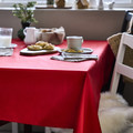 VINTERFINT Tablecloth, red, 145x240 cm