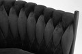 Glamour Braided Chair ROSA, black