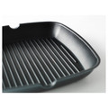 HEMLAGAD Grill pan, black, 28x28 cm