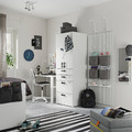 SMÅSTAD / PLATSA Wardrobe, white white/with 4 drawers, 60x57x181 cm