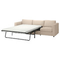 VIMLE 3-seat sofa-bed, Hallarp beige