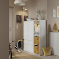 VIHALS Storage unit, white, 105x37x140 cm