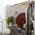 GoodHome Parasol Carambole, grey