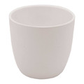 GoodHome Plant Pot Cover Emi, indoor, 17cm, white