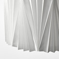 KUNGSHULT Lamp shade, pleated white, 33 cm