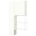 ENHET Storage combination, white, 90x32x180 cm