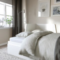 FLEKKE Day-bed w 2 drawers/2 mattresses, white/Åfjäll medium firm, 80x200 cm