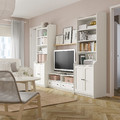 HAUGA TV/storage combination, white, 277x46x199 cm