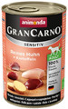 Animonda GranCarno Sensitiv Chicken & Potatoes Dog Wet Food 400g