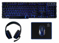 Rebeltec Gaming Set - Keyboard, Mouse, Pad & Headphones