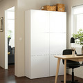 BESTÅ Storage combination with doors, Lappviken white, 120x40x192 cm