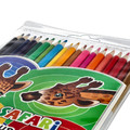 Starpak Triangular Colour Pencils Safari 18+1