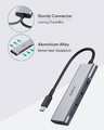 Aukey USB-C HUB 4in1 4xUSB 3.0 CB-C94 Aluminium