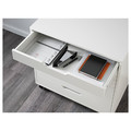 ALEX Drawer unit on castors, white, 67x66 cm