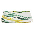 NÄBBFISK Tablecloth, patterned yellow/green/white round, 150 cm